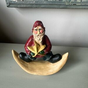 Sinterklass collection lefever rocking folk art Santa with star